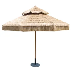 10-stopowy okrągły Hawaii Tiki Hula parasol plażowy strzecha uniwersalny parasol słoneczny ochrony Uv dla niemowląt