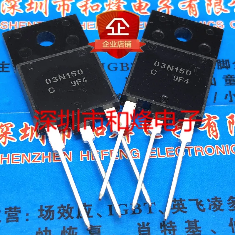 free shipping  03N150 NDUL03N150CG  TO-3PF 1500V 2.5A     10PCS