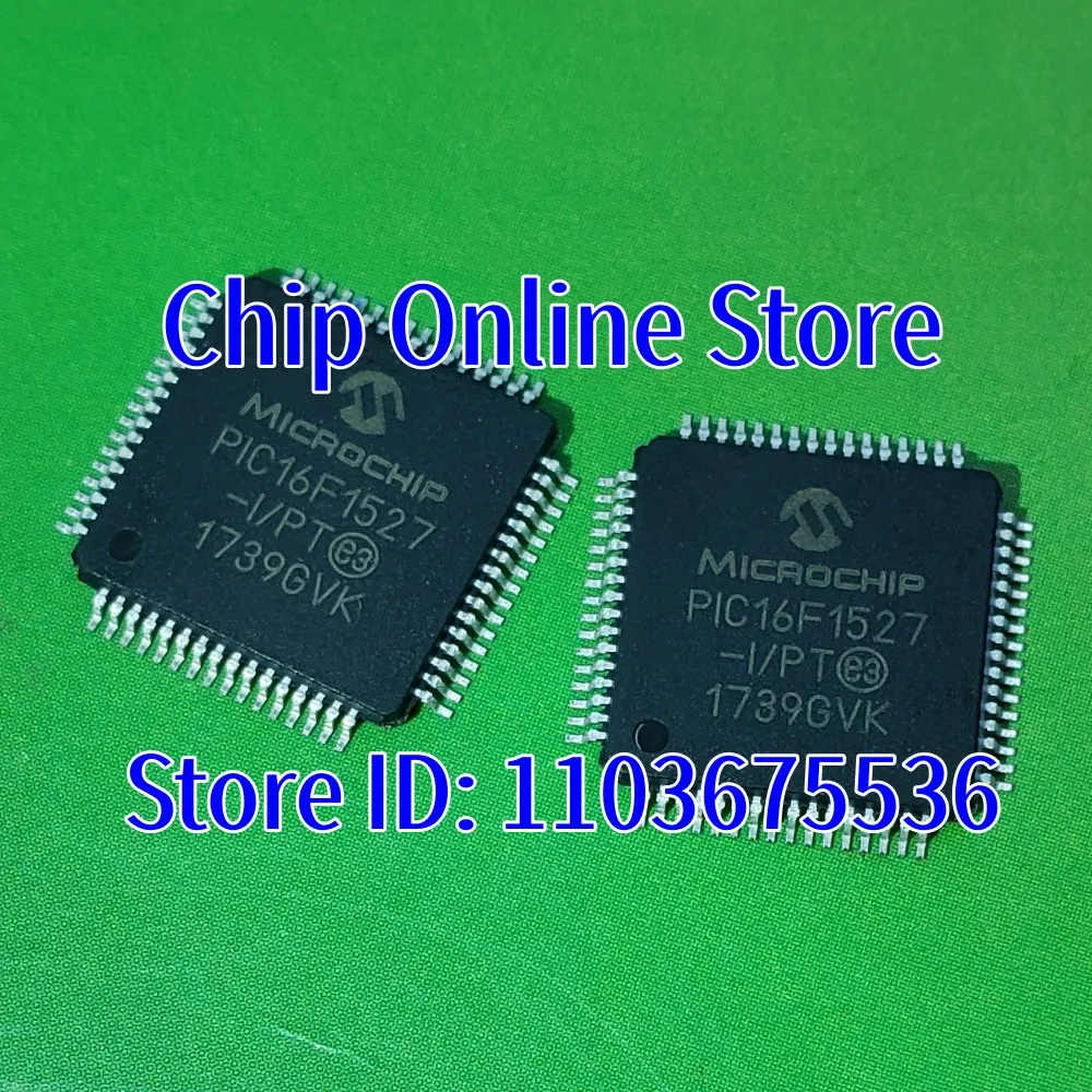 متحكم دقيق 8 بت MCU ، PIC16F1527 ، TQFP64 ، جديد ، أصلي ، 2-50