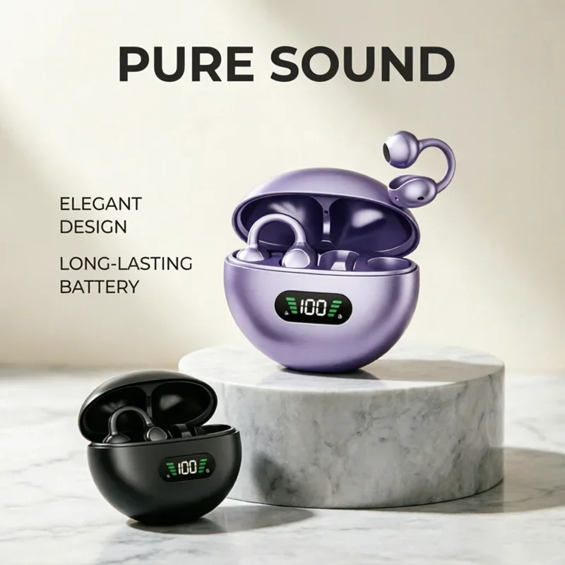 TWS Fone Bluetooth Earphones Wireless Headphones Open-ear Bluetooth Headsets Maintain Environmental Awareness for Outdoor Safety