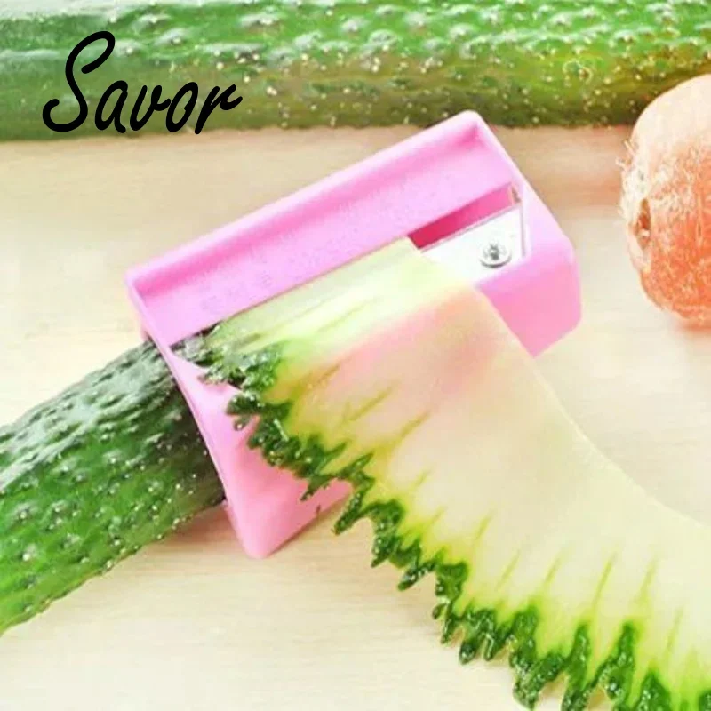 Carrot Cucumber Sharpener Peeler Kitchen Tool Vegetable Fruit Curl Slicer