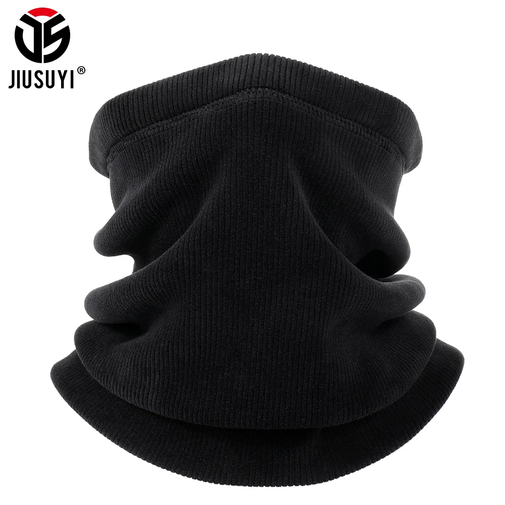 Cold Weather Polar Fleece Thermal Neck Gaiter Tube Scarves Warm Face Cover Winter Snowboard Scarf Headband Bandana Men Women