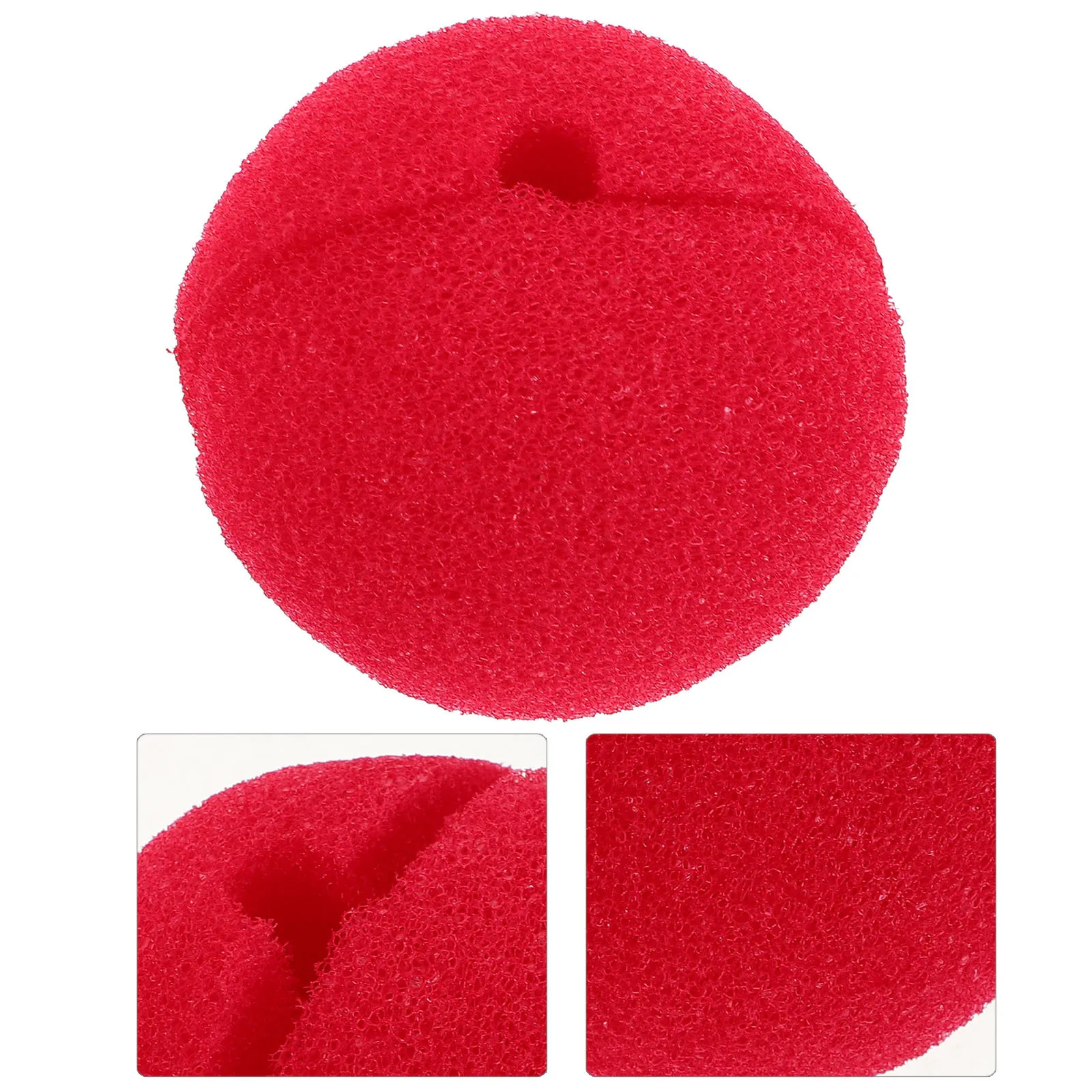 Naso da Clown Rosso in Schiuma, Accessorio per Costume da Circo, Prop per Halloween, Cosplay e Feste di Carnevale - Grande Jumbo