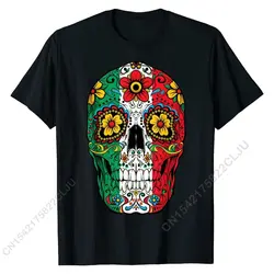 Day Of The Dead Sugar Skull Cinco De Mayo Women Mexican Flag T-Shirt High Quality Men T Shirt Cosie Tops Shirt Cotton Normal