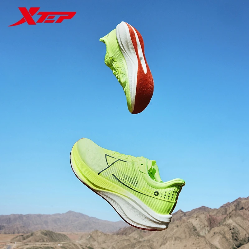 Xtep 260X Running Shoes For Men 2024 Summer Comfortable Cushioning Lightweight Stronger Propulsive Force Sneakers 976219110065