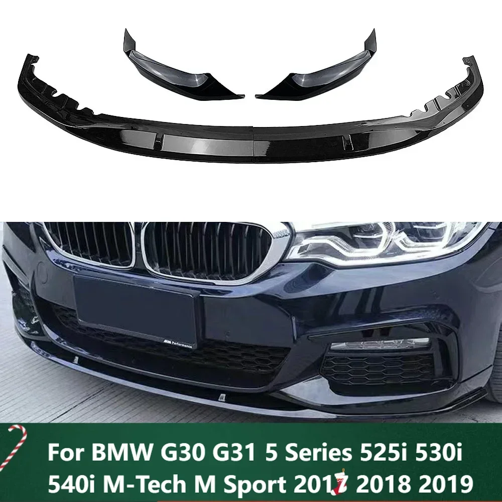 

New！For BMW G30 G31 5 Series 525i 530i 540i M-Tech M Sport 2017 2018 2019 2020 Car Front Bumper Spoiler Lip Lower Splitter