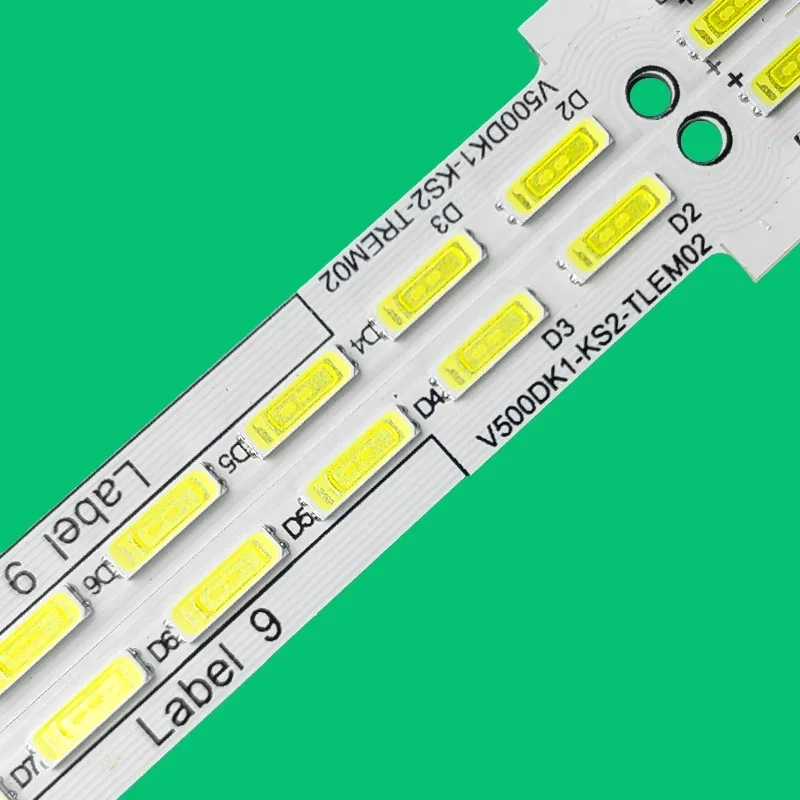 Tira de lámpara de luz LED de fondo para TV LCD de 50 ", 56LED, para V500DK1-KS2-TREM02, E117098