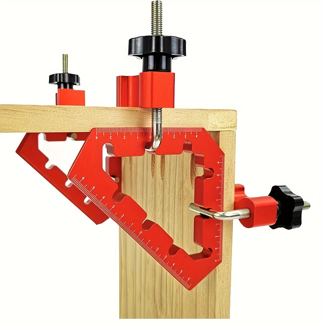 

1 шт., набор треугольных приспособлений для деревообработки, квадратный позиционирующий крепеж 45/90 градусов, 6 "X3,5", фиксированный зажим из алюминиевого сплава, плотник