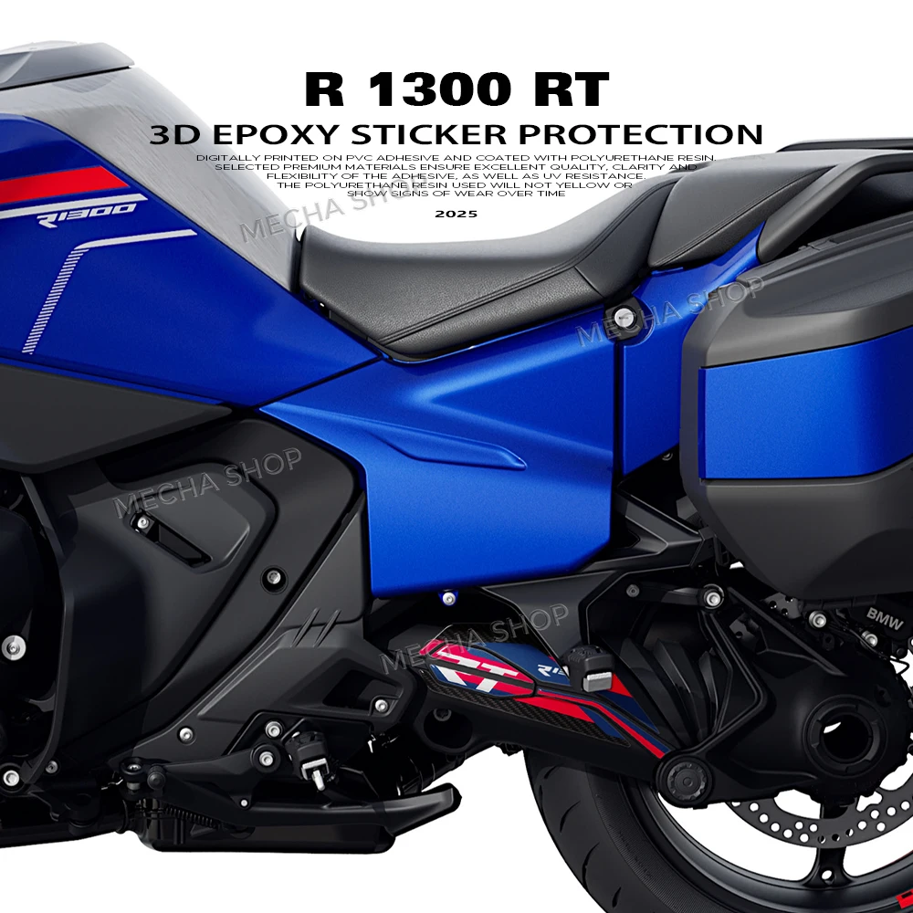 For R1300RT R 1300 RT 2025- Motorcycle Accessories 3D Epoxy Resin Sticker Protection Swinger Arm Decorative Sticker 3D Resin