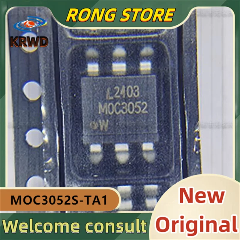 50PCS MOC3052 New O… - image