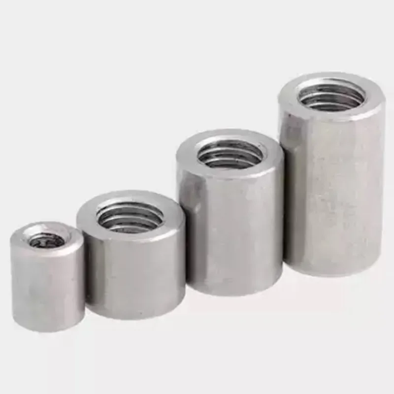 2pcs-10pcs M2 M2.5 M3 M4 M5 M6 M8 M10 M12 304 Stainless Steel Column Joint Coupling Round Nut standoff spacer #4