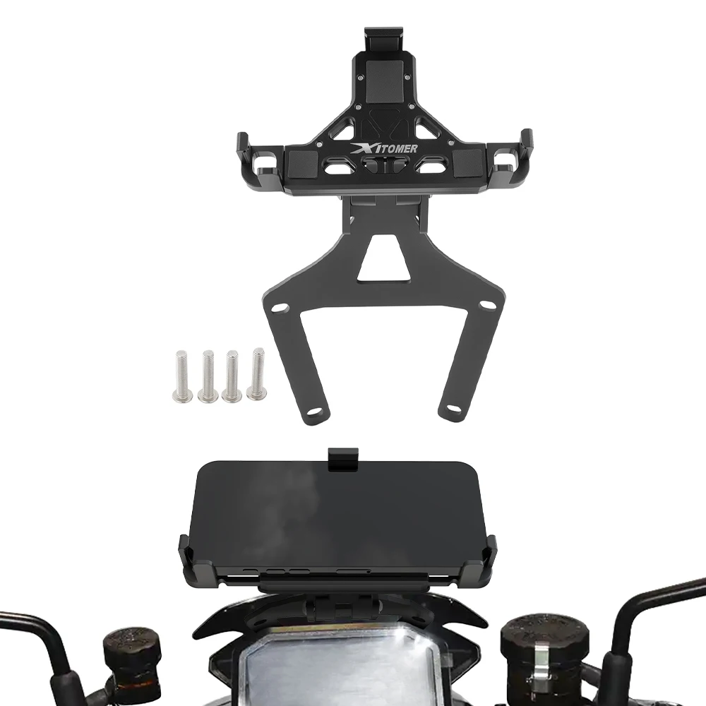 Phone Holder Bracket Motorcycle GPS Mount GPS Bracket Navigation Bracket Adapter ZH2 2020-2022 2023 2024 2025 2026 For kawasaki