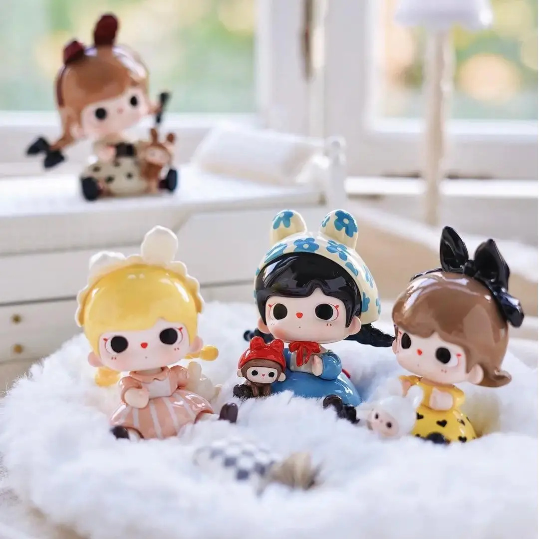 

Подлинная слепая коробка TUTU BEAR, серия «Она и ее маленький мир», мини-фигурка, игра, милая девушка, подарок-сюрприз