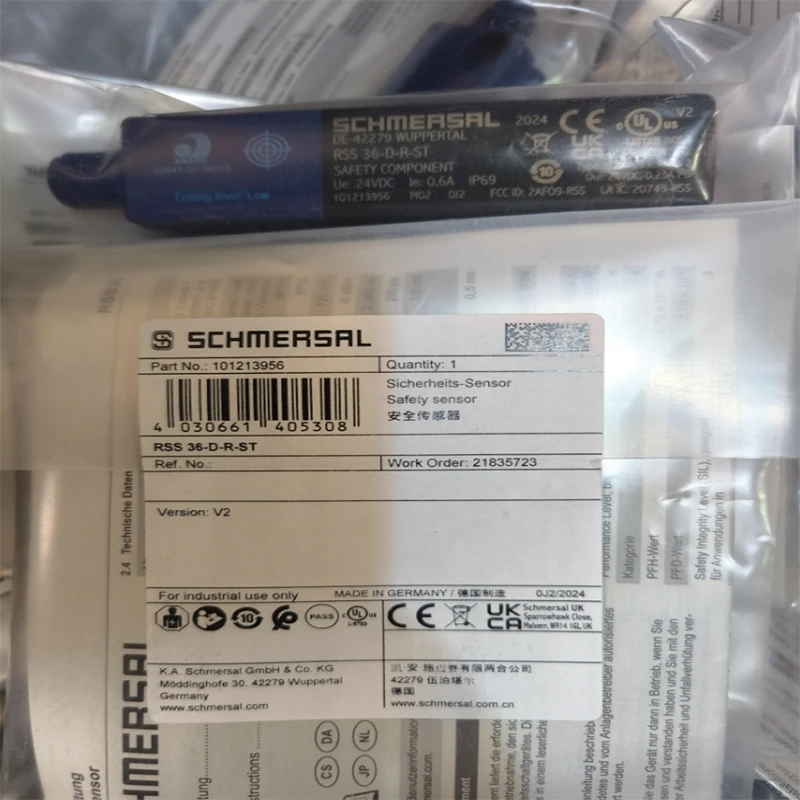 Original SCHMERSAL Safety Sensor RSS36-D-R-ST RSS36-D-ST RSS36-SD-ST RSS36-I2-D-ST