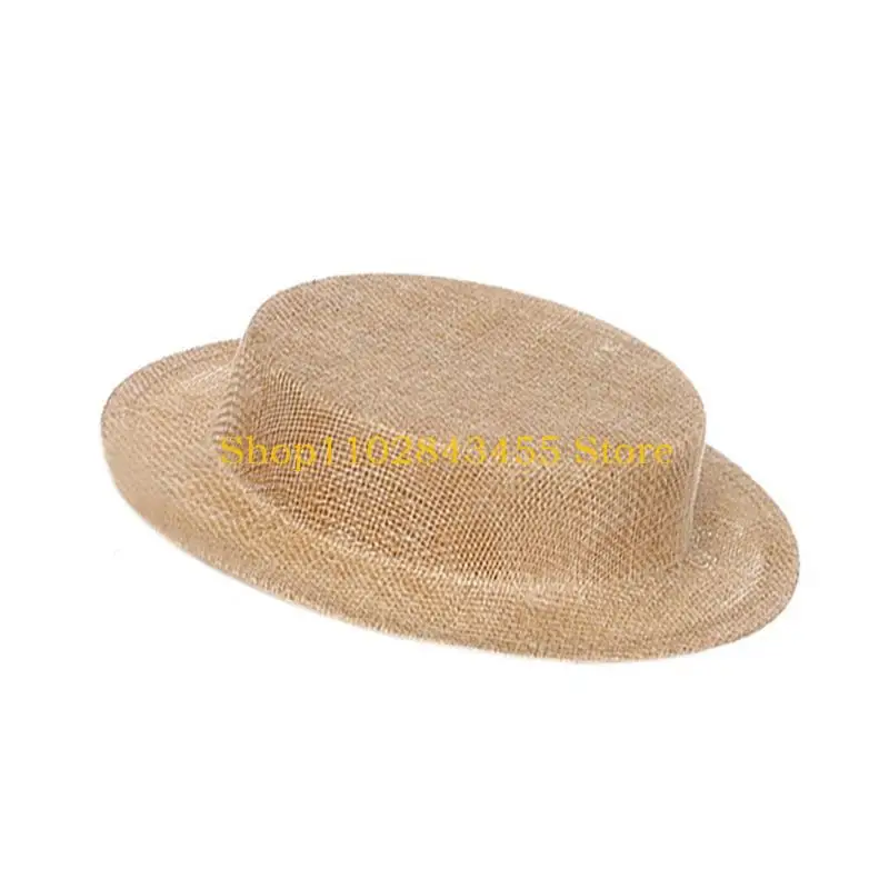 49MC Fascinators Hat Base  Colrful Pillbox Hat Percher Operas Headwear Elegant Fascinator Hat Base Pillbox Hat