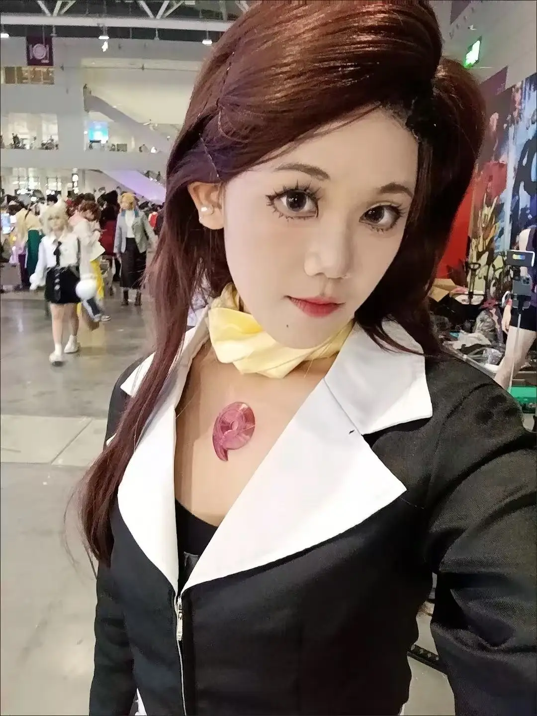 Disfraz de Cosplay de Ace Attorney Mia Fey, Conjunto de Falda de Disfraz de Anime de la Abogada y Directora Chihiro Ayasato para Mujer