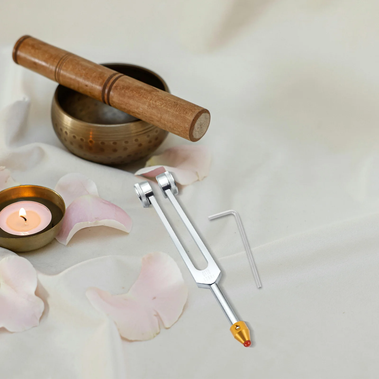 

1 set Tuning Fork Base 8Mm Aluminum Alloy Replacement Feet For Yoga Music Therapy Lightweight Durable Holder Tuning Fork Parts