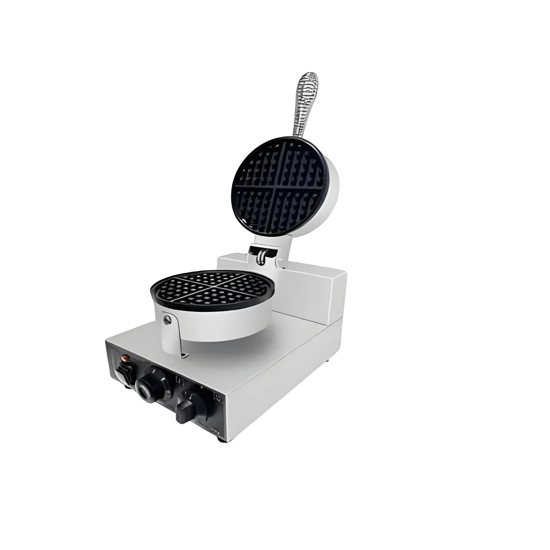Food tools Ice Cream Cone hine Stainless Steel Round Shaped Waffle Maker Commercial Waffle Maker hine