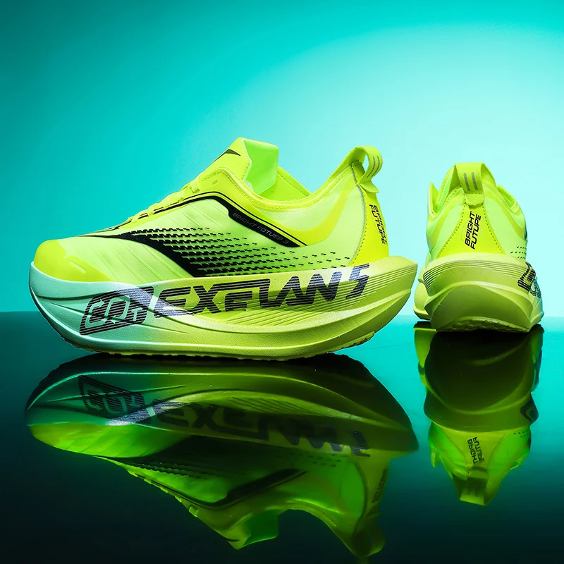 

Men Carbon Plate Marathon Running Shoes Breathable Racing Casual Sneakers High Elastic Cushion Woman Jogging Sports Trainers