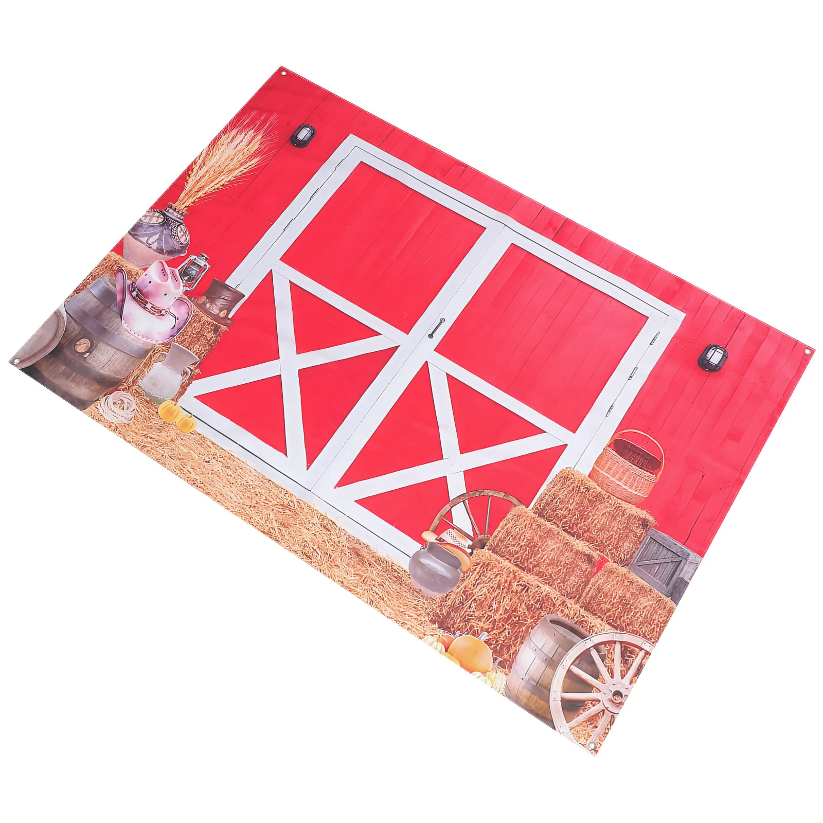 

Cowboy Birthday Background 180x120cm Photography Backdrop Rustic Barn Banner Photo Props Decorations Party Western
