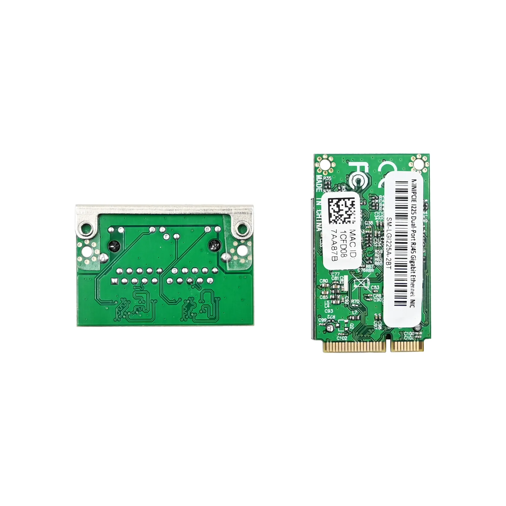 SUNWEIT ST7360 I225-V Mini PCIe 2.5G Сетевой адаптер Ethernet-карта Двойной порт RJ45 Проводной внутренний внутренний для сервера на складе