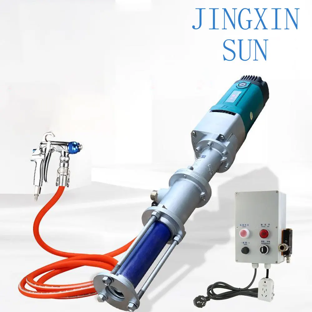 2.2KW Stone paint steel spraying machine High Power Sprayer Putty coating machine Spray guns with 5 meter hoses