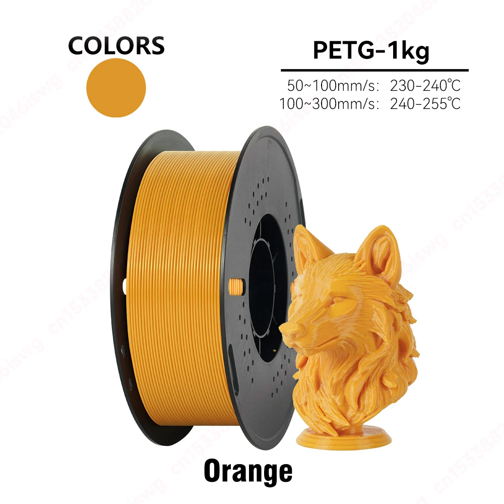 KINGROON 10KG/5KG/1KG PETG Filament 1.75mm Hoge Taaiheid Groothandel 10 Rolls/5Rolls/1Roll 3D Printing Materialen voor 3D Printer