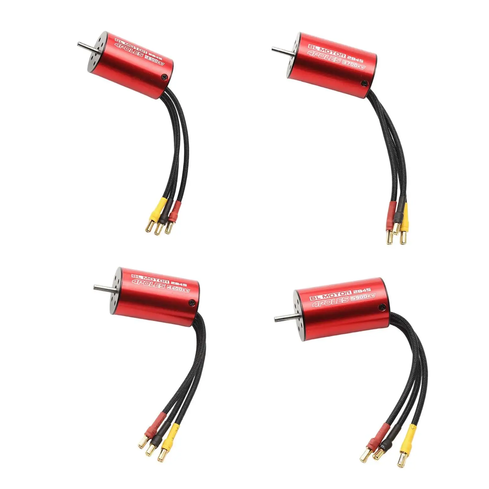 Waterproof Brushless Motor Shaft 3.175mm 2845 Motor 12 Slot RC Brushless Motor for 1/10 1/12 1/14 RC Vehicle Truck DIY Modified