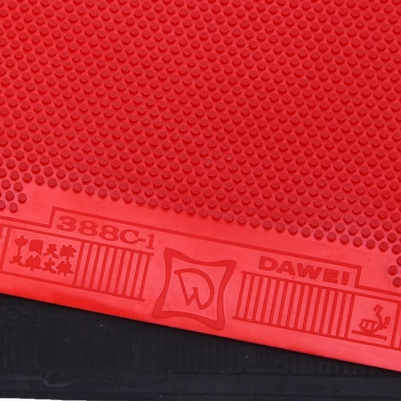 DAWEI 388C-1 OX Table Tennis Rubber Pips-Kingdom High Performance  Ping Pong Rubber Without Sponge ITTF Approved