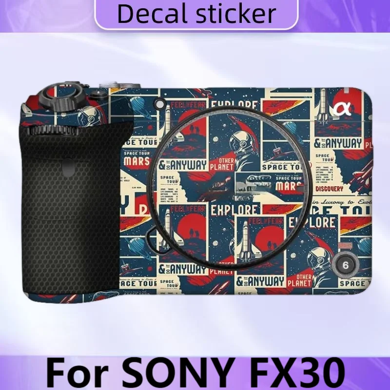 

Наклейка для камеры SONY FX30, защитная наклейка на кожу, виниловая пленка, защитное покрытие от царапин, ILME-FX30 FX 30