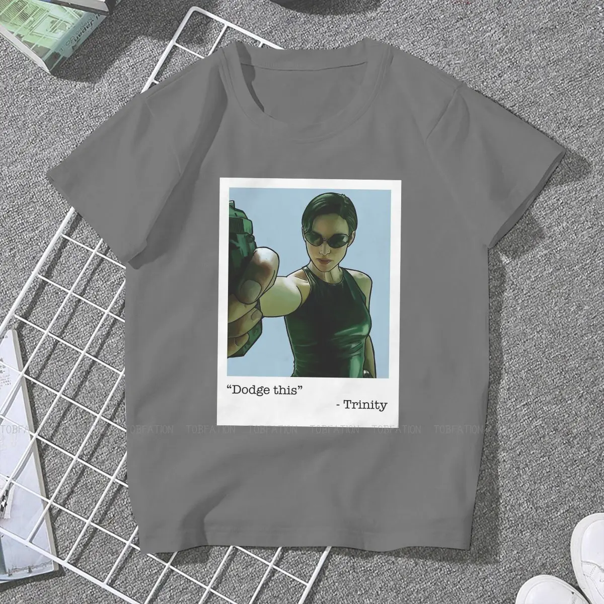 The Matrix TShirt for Woman Girl Trinity Soft Casual T Shirt Novelty New Design 4XL 5XL