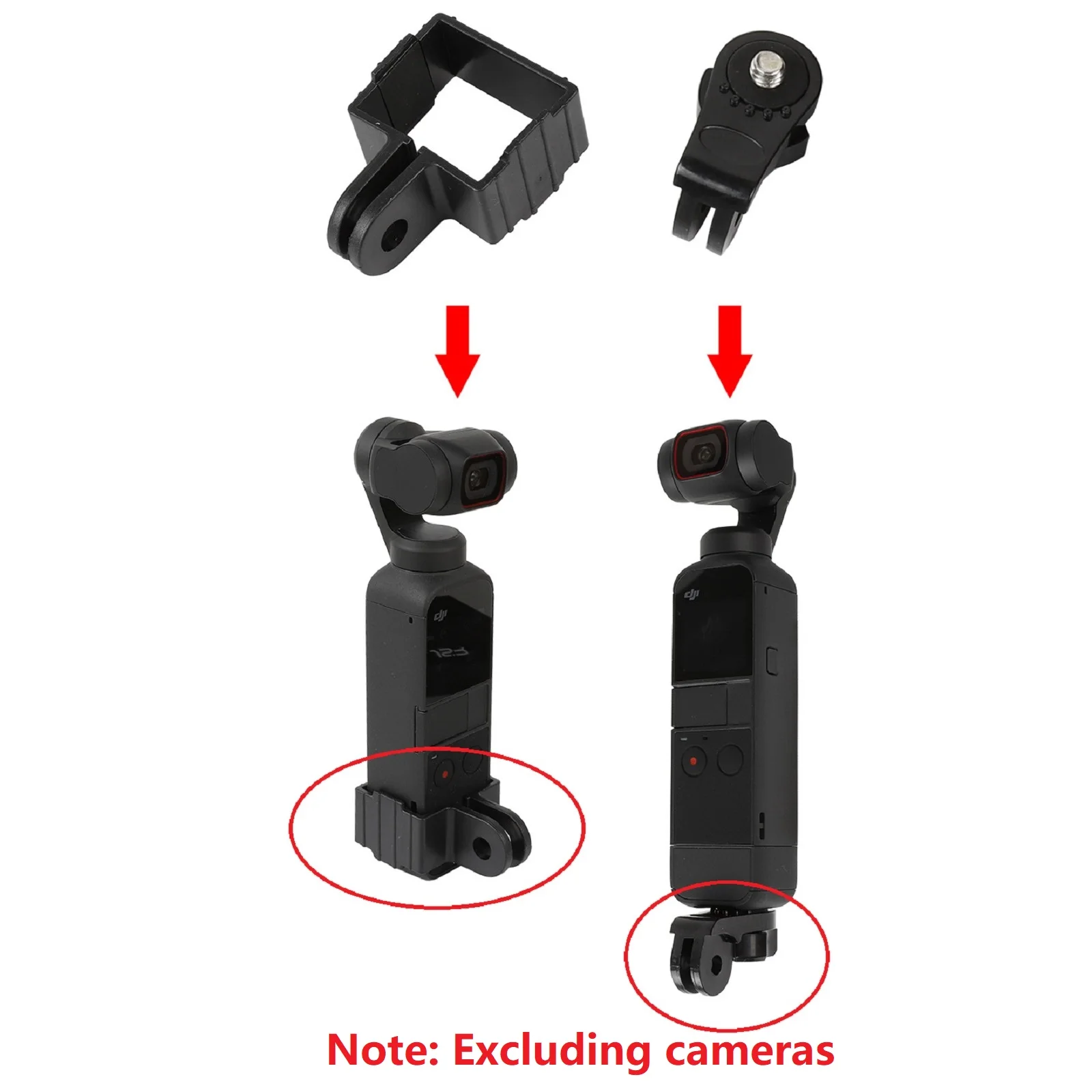 Backpack Bracket For DJI OSMO Pocket 2 Camera Accessories Expanding Adapter Expansion Chest Bracket Frame Case Mount Holder