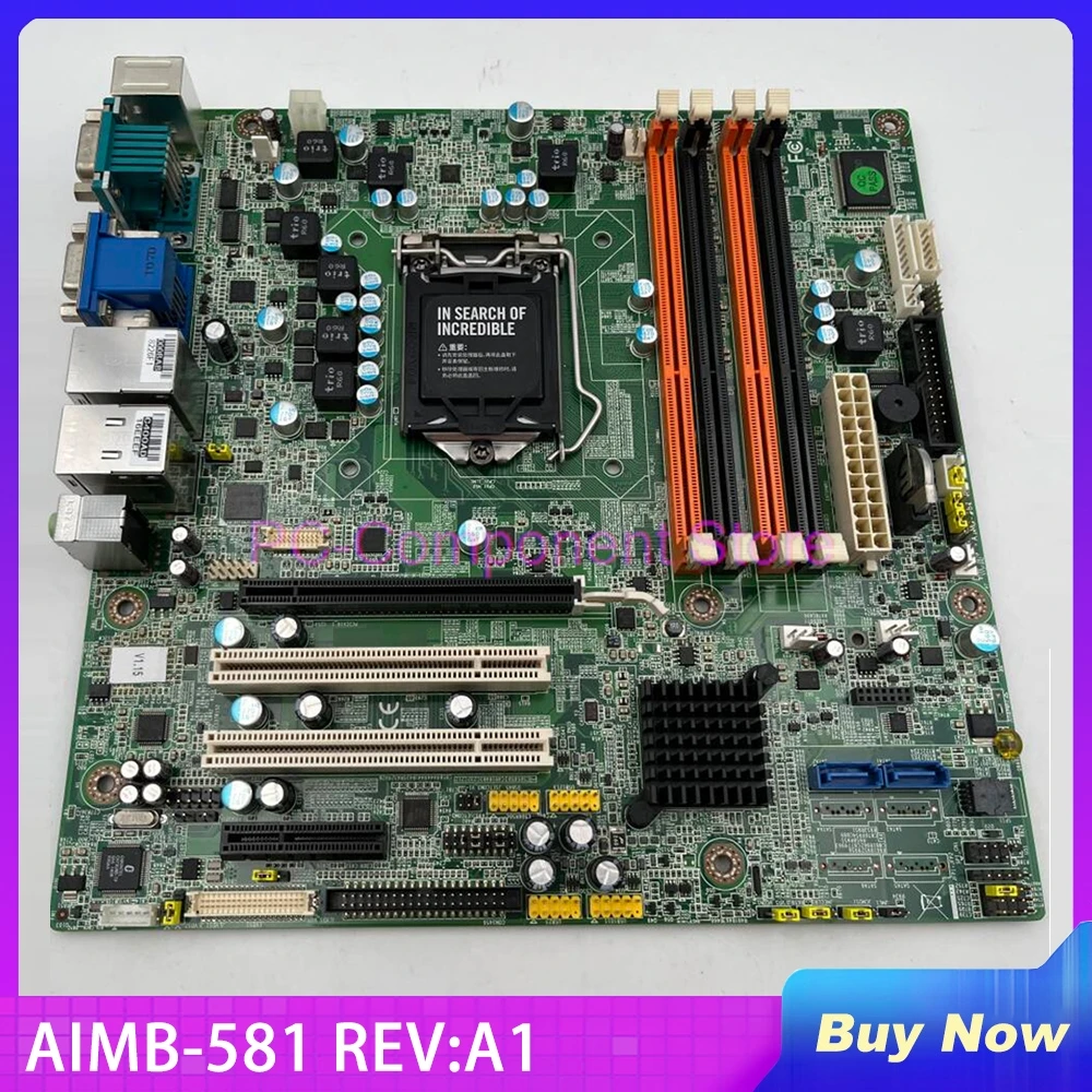 

AIMB-581 REV:A1 For Advantech Industrial Motherboard Quad CPU 1155-pin AIMB-581QG2