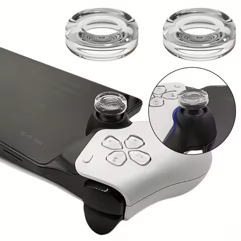 1/2pair Rocker Cap For PlayStation Portal Liquid Silicone Transparent Game Controller Cover Stick Thumb Grip Rocker Caps For PS5
