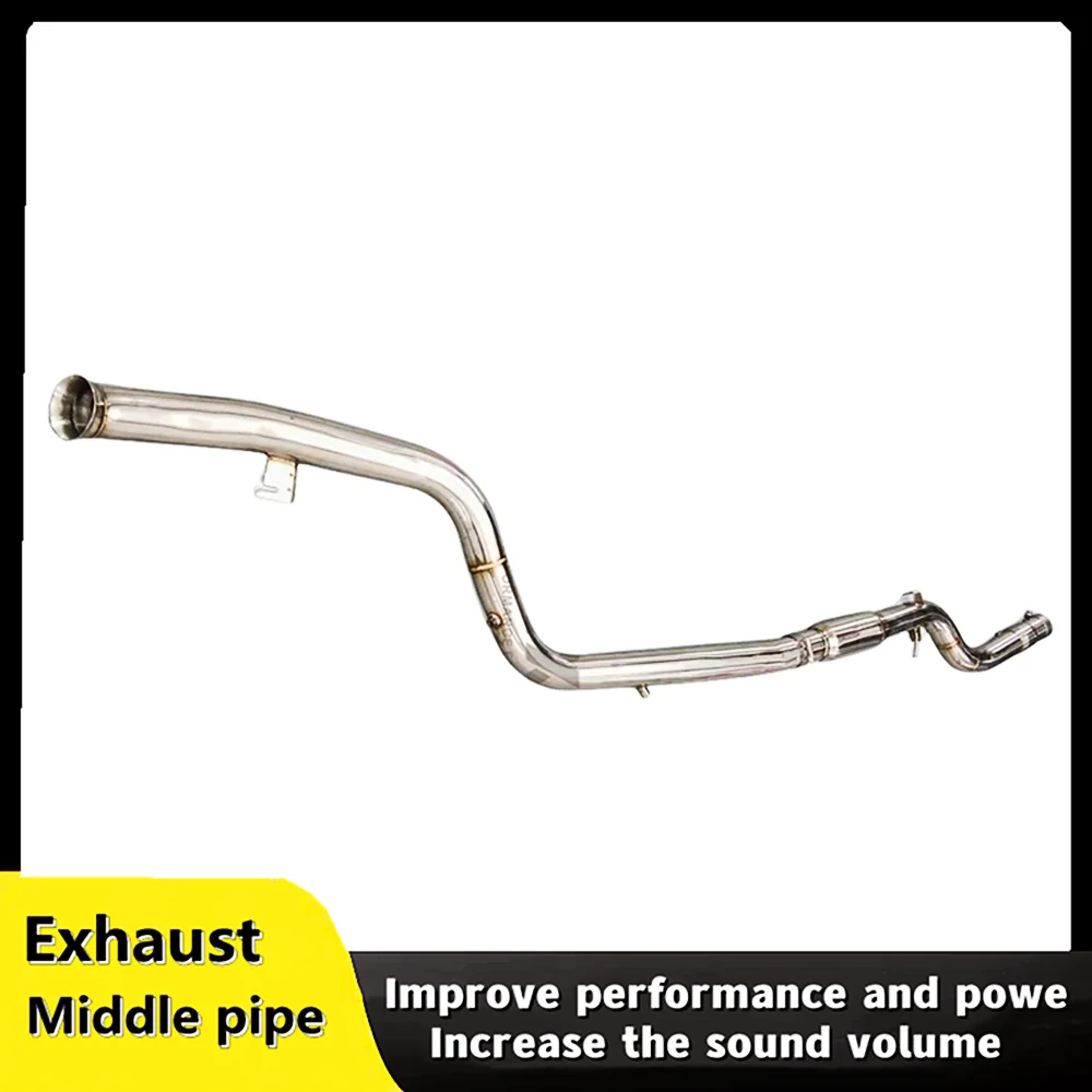 For BMW 225 2.0T 2021-2023  auto parts Stainless Steel equally long medium pipe high flow Exhaust System