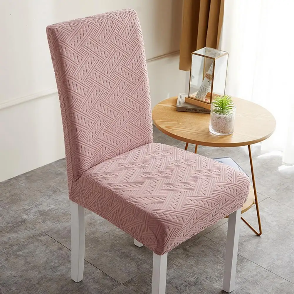 Chair Cover High Elasticity Removable Washable Anti-fading Household Chair Cover Dining Room Decor Accessories for Restaurant