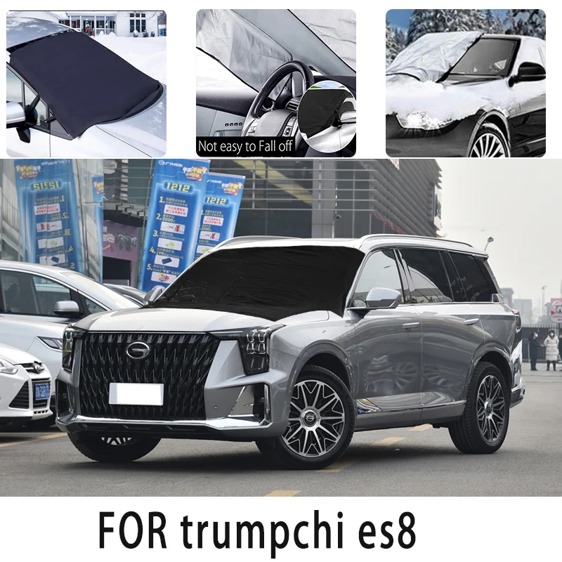 

Car snowcover frontcover for trumpchi es8 snowblocking heat insulation sunshade Antifreeze wind Frost prevention car accessories