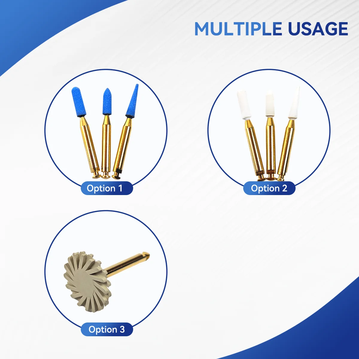 Dental Polishing Spiral Wheel Kit Prophy and Clean for Polishing&Finishing Orthodontic Adhesive Removes Calculus and Stains view 3