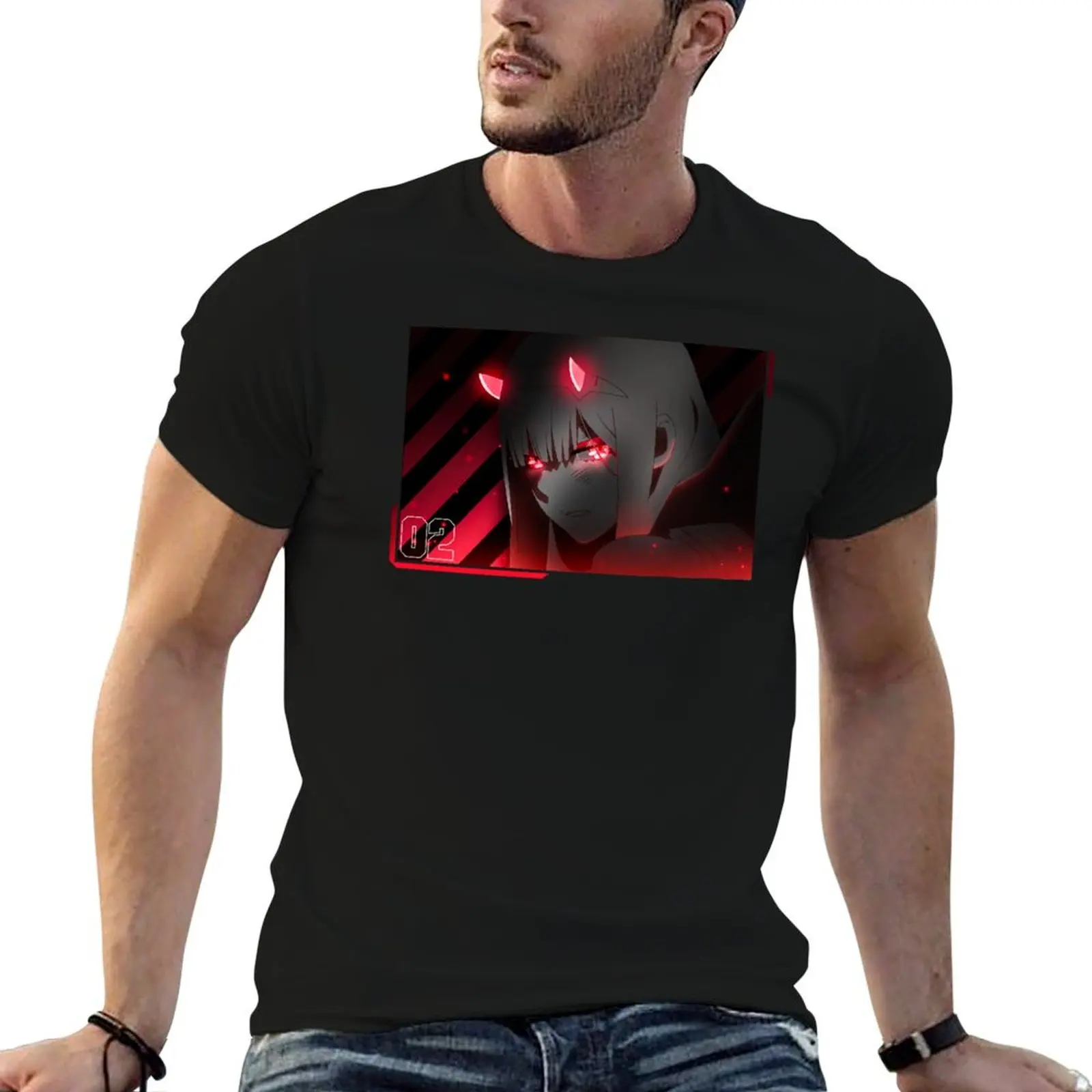 

Zero Two - Darling in the Franxx T-Shirt cotton t shirt man t shirts cotton 100% g man t shirts for men T-shirt