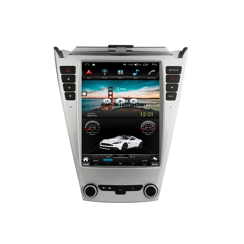 12.1 Inch Car Dvd Player Style Android Radio Screen  Navigation Carplay for Chevy Equinox 2010-2017