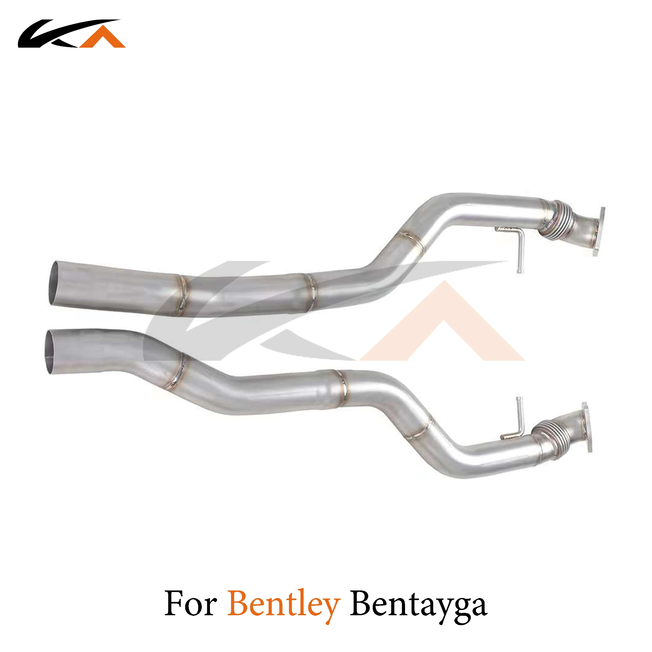 KA Tuning exhaust system stainless front pipe for Bentley Bentayga 4.0T performance parts car accessories