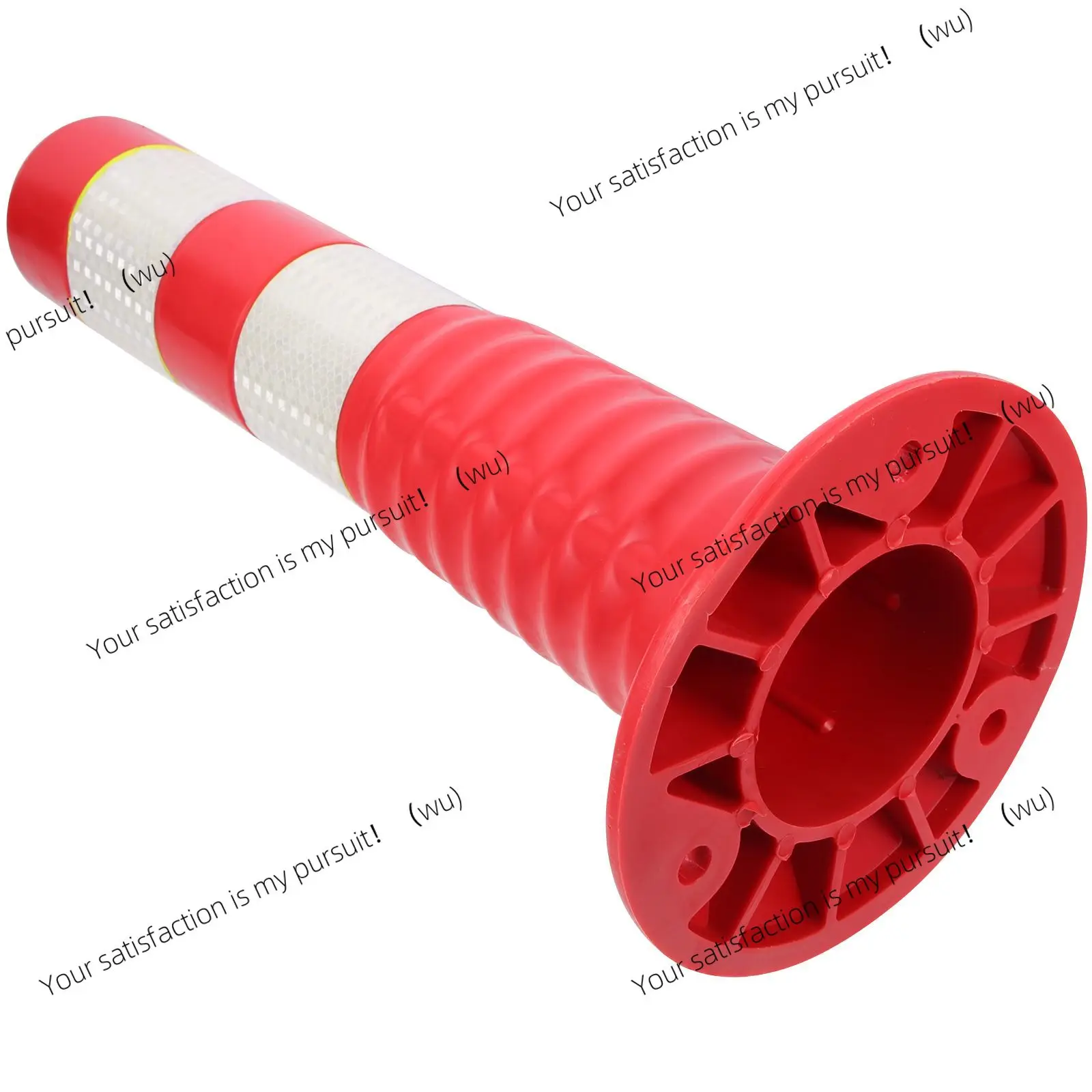450Mm Red White Premium Plastic Sturdy Crash Column Adjustable Position Temporary Protective Anti Collision Reflective Traffic