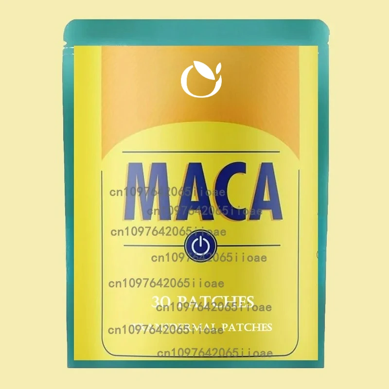 30 Patches Maca Root Transdermal Patches with Black + Red + Yellow Peruvian Maca Root Extract