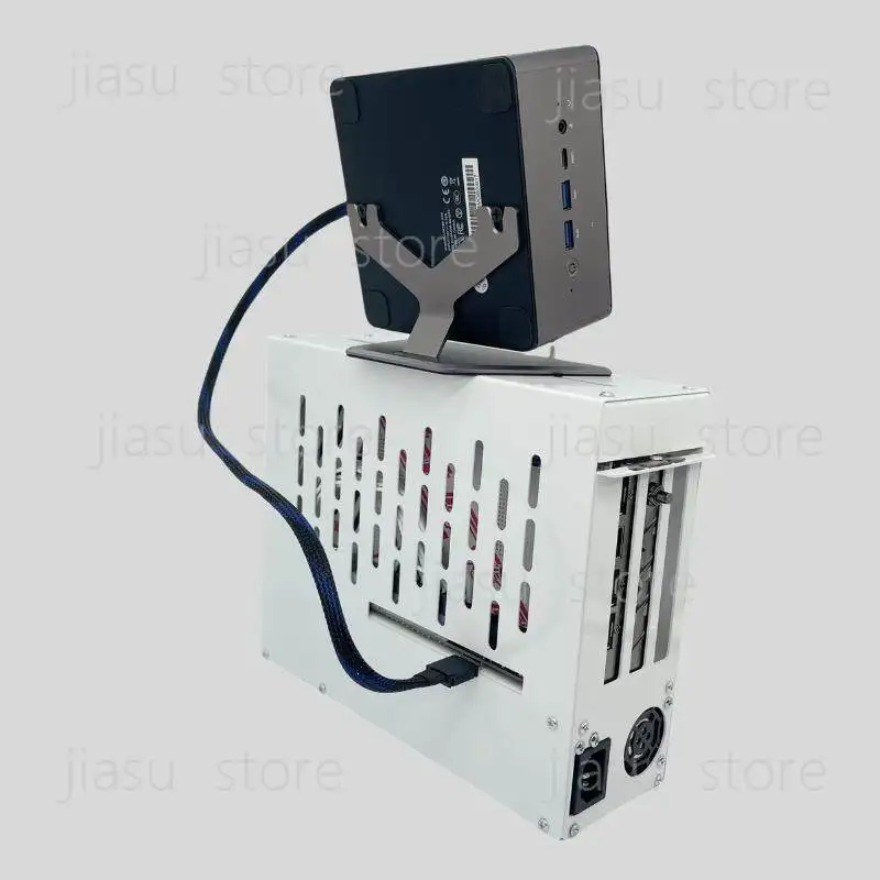 All-in-One eGPU Dock, Oculink / M.2 NVMe / USB4 External GPU Enclosure for Laptop & Handheld Gaming PC