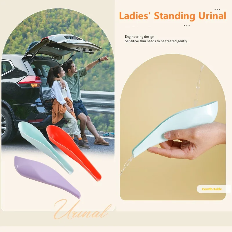 Pocket-sized Female Urination Device Portable Female Urination Device Reusable Women Pee Funnel with Smooth Edge Food for Women