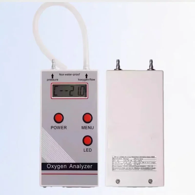 Nova chegada vendas quentes analisador de oxigênio o2 profissional portátil medidor concentração oxigênio detector pressão fluxo gás de
