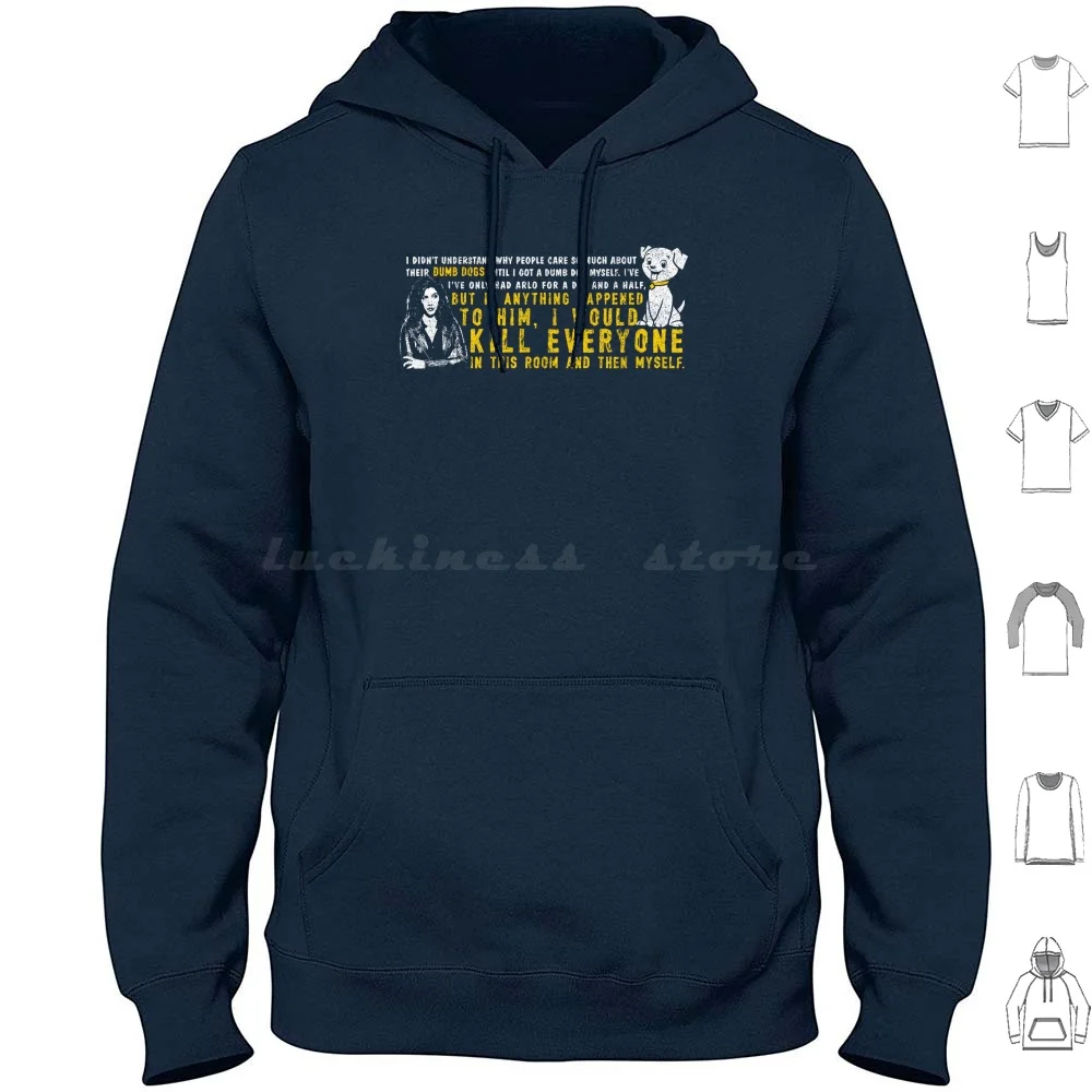 Dumb Dogs-Rosa Diaz Hoodie Cotton Long Sleeve Boyle Brooklyn 99 Brooklyn Jake Peralta Captain Holt Brooklyn99 Santiago