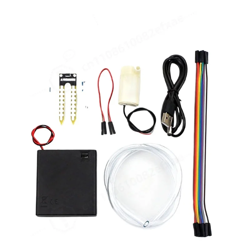 DIY Automatic Watering Pump Set, Soil Moisture Sensor Auto Irrigation Module, Intelligent Water Pumping Kit for Garden Plants