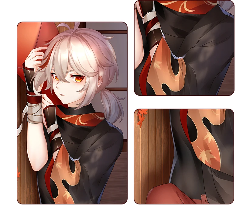 Genshin Anime Impact Kaedehara Kazuha Cosplay Dakimakura 2WAY Hugging Body Pillow Case Otaku Pillow Cushion Cover MKL