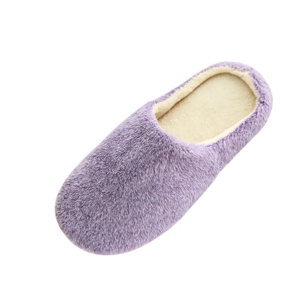 Bedroom Slippers Plush Indoors -slip Soft Home Winter Floor Women Shoes Warm Women's slipper Spa Slippers for Women